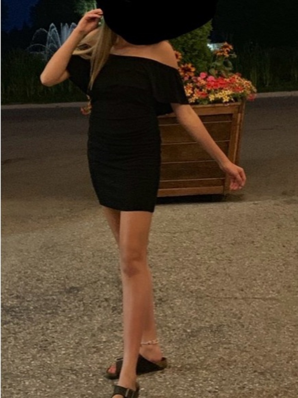 LA Made One-Shoulder Black Bodycon Dress